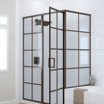 GlassCrafters' Metropolis Series - Framed Shower Enclosure