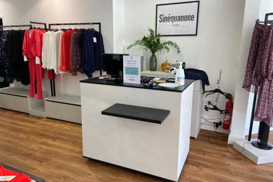 Rénovation boutique Sinequanone (AVANT/APRES)