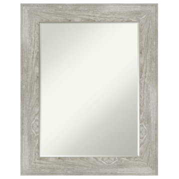Dove Greywash Petite Bevel Wall Mirror 24 x 30 in.
