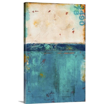 "Urban Teal" Wrapped Canvas Art Print, 20"x30"x1.5"