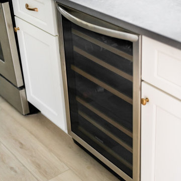 Modern Kitchen Remodel Done in an Alabaster Color