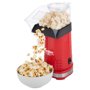 1200W Electric Popcorn Popper Mini Popcorn Machine, Red