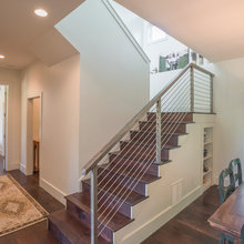 Indoor stair railing
