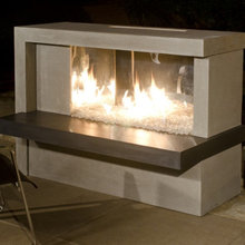 outdoor fire place