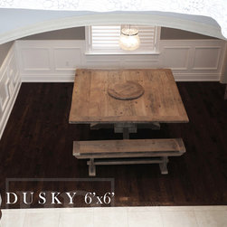 Reclaimed Wood (Sqaure) Pedestal Table - Products