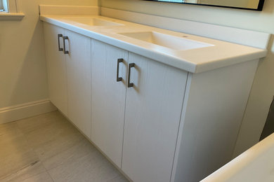 Minimalist home design photo in Vancouver