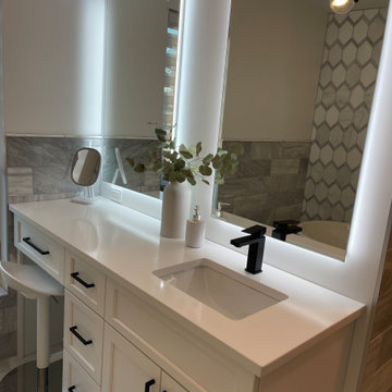 Knock Out Remodeled Vanity