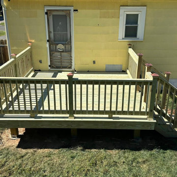 Wood Deck Installation Project