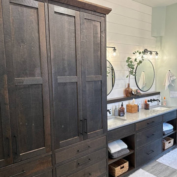 Rustic Alder bathroom