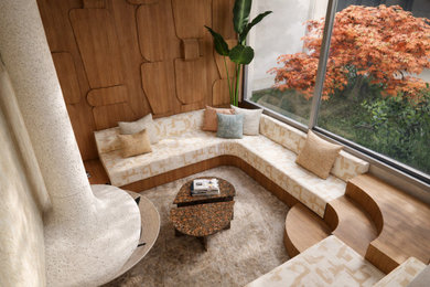 Exemple d'un salon moderne.