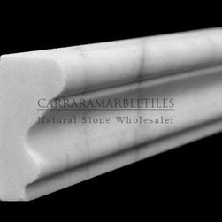 White Carrara Marble Italian Bianco Carrera Crown Molding Polished - Products