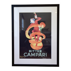 Framed 1920s Style Bitter Campari PrintLeonetto Cappiello - Products