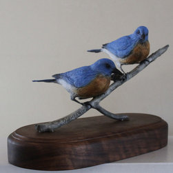 Western Blue Bireds - Sculptures