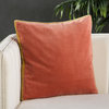 Jaipur Living Bryn Solid Throw Pillow, Pink, Down Fill