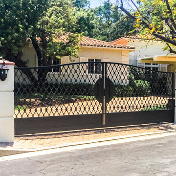 Iron Driveway Gate