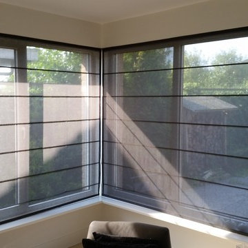 Roman shades darkgray transparant
