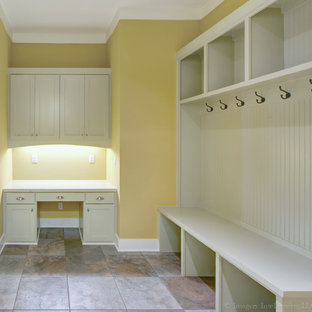 ダラスの巨大なおしゃれな玄関の写真