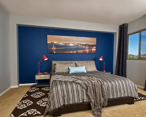  Blue  Accent  Wall  Houzz