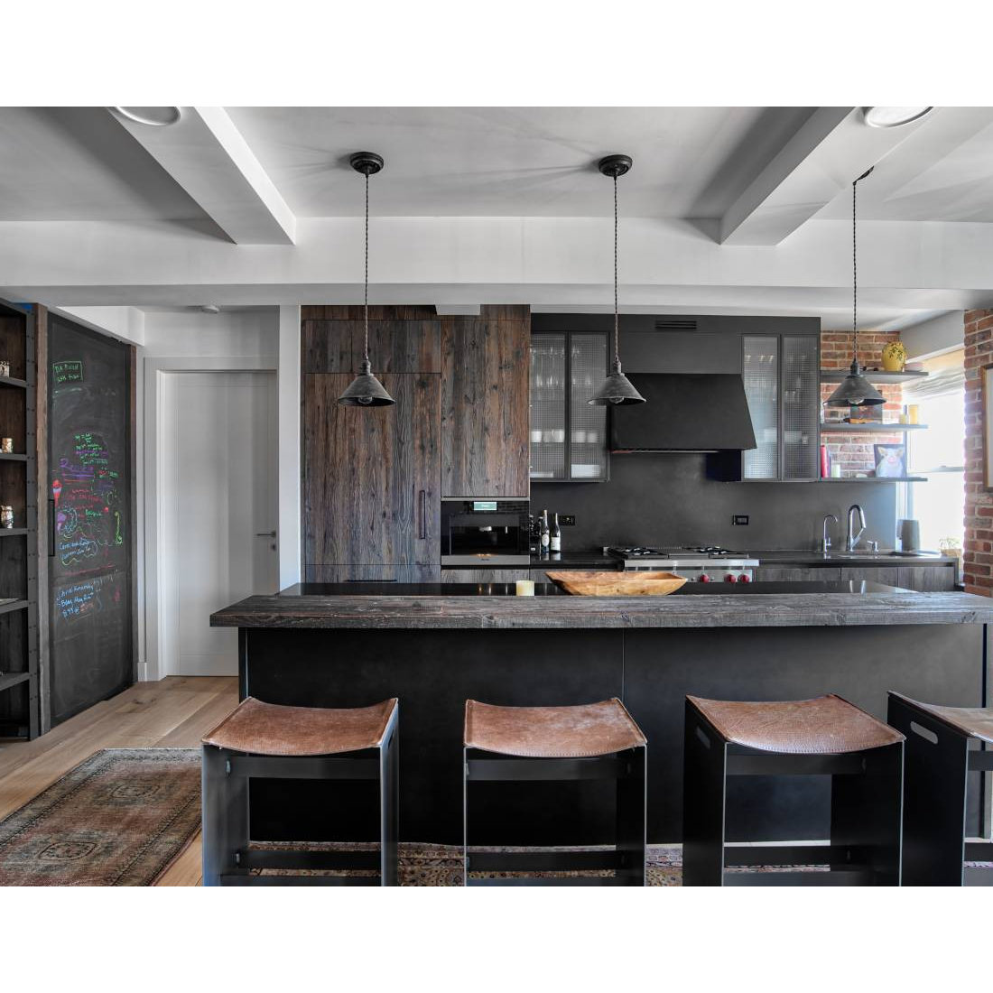reclaimed wood kitchen