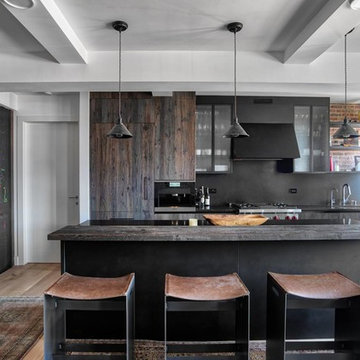 reclaimed wood kitchen