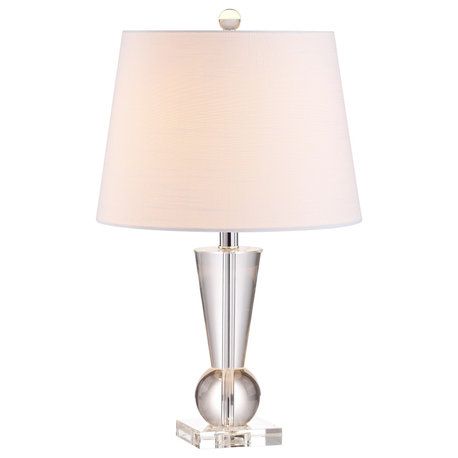 Wynne 22" Crystal Table Lamp, Clear