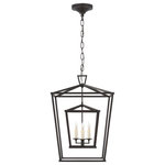 Visual Comfort & Co. - Darlana Medium Double Cage Lantern in Aged Iron - Darlana Medium Double Cage Lantern in Aged Iron