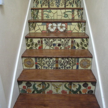 stair risers 'California Nouveau'