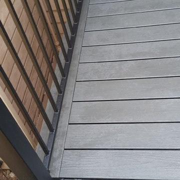 Front and Back Deck Trex Installation