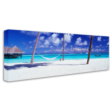 'View for One-Maldives' Canvas Art by David Evans