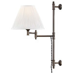 Hudson Valley Lighting - Hudson Valley Lighting MDS104-DB Classic No.1 - 1 Light Classic Swing Arm Wall S - The Classic No.1 collection encompasses quite a raClassic No.1 1 Light Distressed Bronze Of *UL Approved: YES Energy Star Qualified: n/a ADA Certified: n/a  *Number of Lights: 1-*Wattage:60w Incandescent bulb(s) *Bulb Included:No *Bulb Type:Incandescent *Finish Type:Distressed Bronze