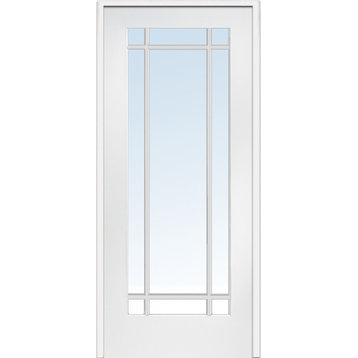 French Interior Door 9 Lite True Divided  37.5"x81.75" Right Hand In-Swing