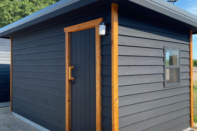 Example of a mountain style shed design in Minneapolis