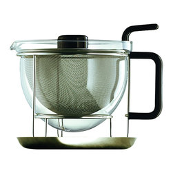mono - mono mono-classic teapot ( 50 oz 925 sterling silver, ebony) - Teapots