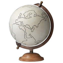 Traditional World Globes by HedgeApple