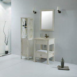 Customize Solid Wood Bathroom Vanity- - Products