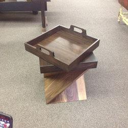 Walnut "Cap Trays" - Home Decor