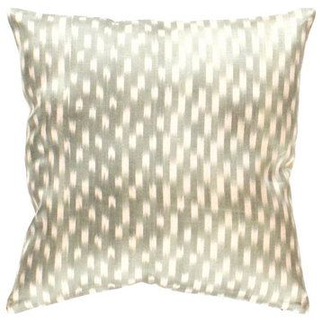 Ti 4 Turkish Silver Silk Ikat Pillow