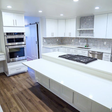 U-Shaped Minimalist Kitchen