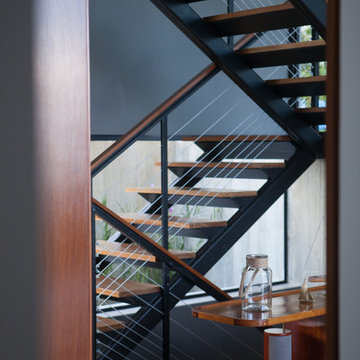 Escalera sin contrahuella