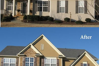 Before and After House Exterior Painting