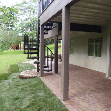 two tier composite deck