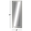 Glam Silver Glass Wall Mirror 87357