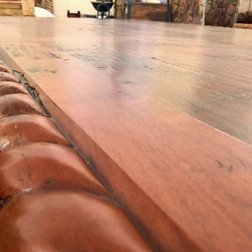 Custom Rectangular Mesquite Wood Dining Table