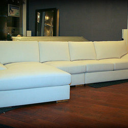 Custom Made Sectional Sofa White - Sectional Sofas