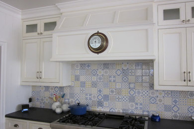 Example of a beach style kitchen design in Orange County