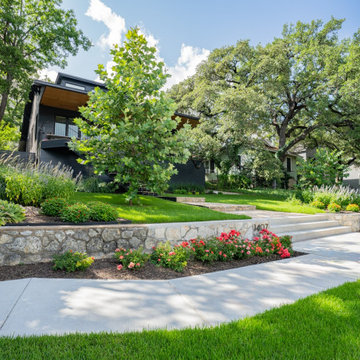 Terraced Front Garden