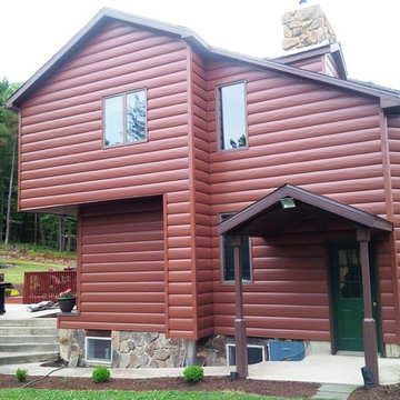 Log Siding (Steel) Install in Port Matilda, PA