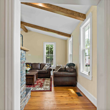 Historic Fairfax Farmhouse Receives Hearth Room & Garage/In-Law Suite Addition
