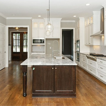 The Oakmont Kitchen built by Homes By Dickerson at Carrie's Reach & Heritage