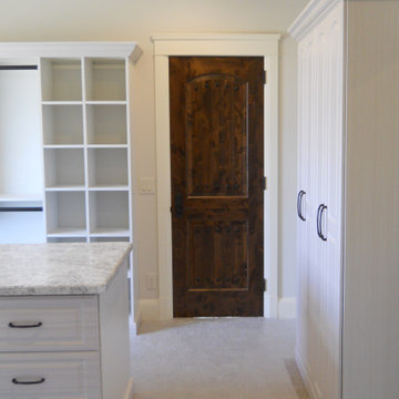 Large Walk In Closet with Island